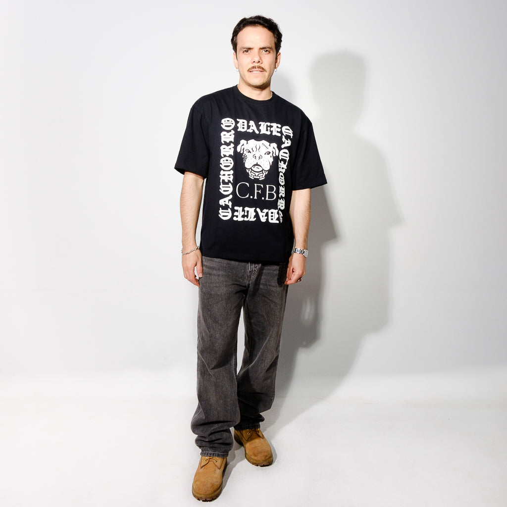 Player Negra "Dale Cachorros" Oversize